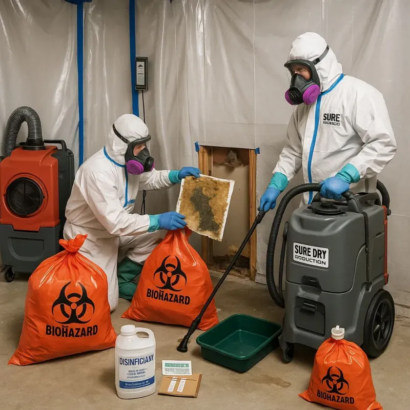 Contaminated Water Handling Protocols process in Cornersville, TN