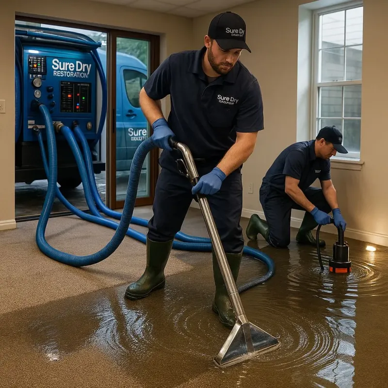 Water Extraction and Removal process in Cornersville, TN